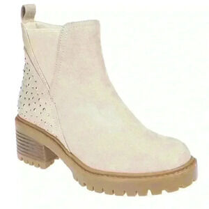 Vince Camuto Girls Chelsea Casual Ankle Boots with Rhinestones and Flat …
